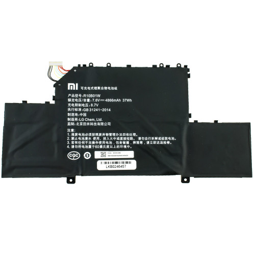 Оригінальна батарея для ноутбука Xiaomi R10B01W (Mi Book Air 12.5) 7.6V 4866mAh 37Wh Black