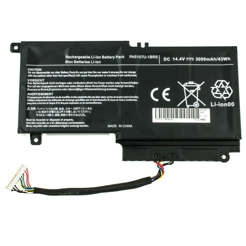 Батарея для ноутбука Toshiba PA5107 (Satellite L50 series) 14.4V 3000mAh 43Wh Black