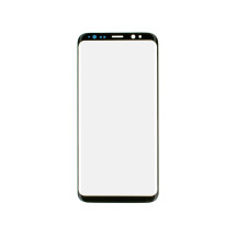 Скло корпусу з рамкою для Samsung Galaxy S8 G950, black, (оригінал)