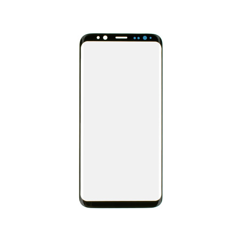 Стекло корпуса с рамкой для Samsung Galaxy S8 G950, black, (ОРИГИНАЛ)