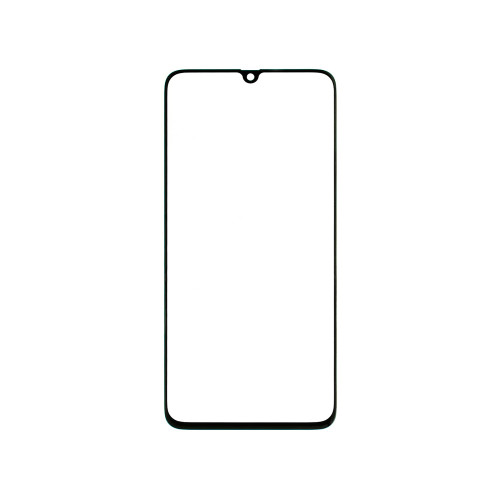 Скло корпусу з рамкою для Samsung A70 A705, black, (оригінал)