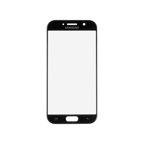 Скло корпусу з рамкою для Samsung A5 A520, black, (оригінал)