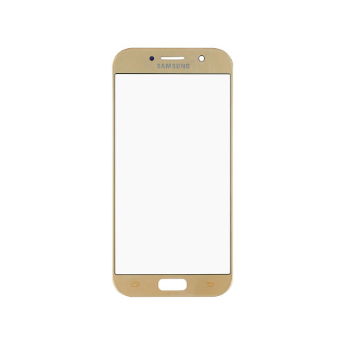 Скло корпусу з рамкою для Samsung A5 A520, gold, (оригінал)