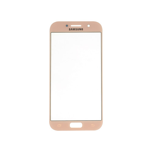 Скло корпусу з рамкою для Samsung A5 A520, pink, (оригінал)