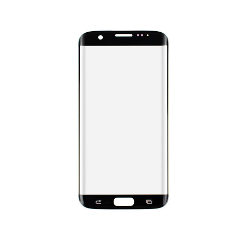 Стекло корпуса с рамкой для Samsung Galaxy S7 EDGE G935, black, (ОРИГИНАЛ)