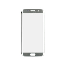 Стекло корпуса с рамкой для Samsung Galaxy S7 EDGE G935, silver, (ОРИГИНАЛ)