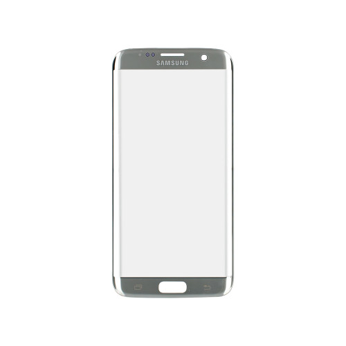 Стекло корпуса с рамкой для Samsung Galaxy S7 EDGE G935, silver, (ОРИГИНАЛ)