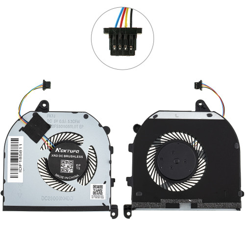 Вентилятор для ноутбука DELL (XPS 15: 9560, 9570) CPU + GPU Fan