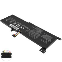 Батарея для ноутбука LENOVO L16L2PB2 (IdeaPad: 320-15IAP, 320-15ISK, 320-15IKB) 7.7V 4750mAh 36Wh Black