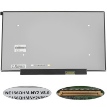 Матриця 15.6 NE156QHM-NY2 (2560*1440, 40pin(eDP, IPS, 165Hz, 300cd/m2, 16.7M, 100%), LED, SLIM(без планок та вушок), матова, роз'єм праворуч знизу) для ноутбука