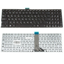 Клавіатура для ноутбука ASUS (X502, X551, X553, X555, S500, TP550) rus, black, без фрейму, без кріплень (оригінал)