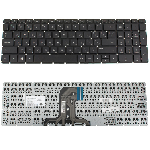 Клавіатура для ноутбука HP (250 G4, 255 G4 series) rus, black, без фрейма, (оригінал)