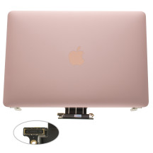 Крышка + матрица в сборе для ноутбука Apple A1534 (2015), Rose Gold, 100% ОРИГИНАЛ (AASP)