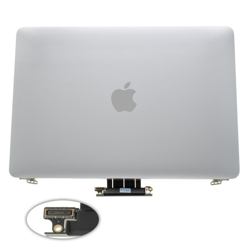 Крышка + матрица в сборе для ноутбука Apple A1534 (2015), Silver, 100% ОРИГИНАЛ (AASP)