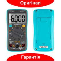 Цифровой Мультиметр ZOTEK ZT102 True RMS с автоматическим выбором диапазонов (60mV-1000V; 60mА-10A; 60Ом-60МОм; 10нФ-10000µФ; 40Гц-400гц; проверка диодов, измерение температуры (-20...1000 С))