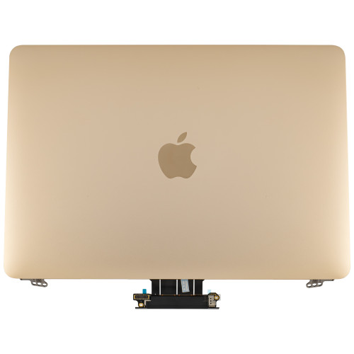 Крышка + матрица в сборе для ноутбука Apple A1534 (2016-2017), Gold, 100% ОРИГИНАЛ (AASP)