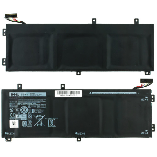 Оригинальная батарея для ноутбука DELL RRCGW (XPS 15 9550 (ВЕРСИЯ 3), Precision 5510) 11.4V 4865mAh 56Wh Black
