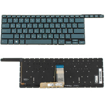 Клавиатура для ноутбука ASUS (UX581 series) ukr, black, без фрейма, подсветка клавиш