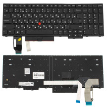 Клавиатура для ноутбука LENOVO (ThinkPad: E580, L580) rus, black