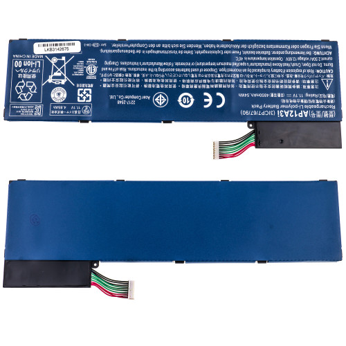 Оригінальна батарея для ноутбука ACER AP12A3i (Aspire: M3-481, M3-581, M5-481, M5-581 ) 11.1V 4850mAh Black