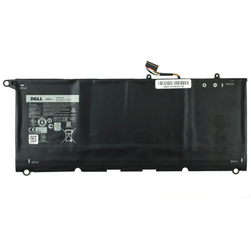 Оригинальная батарея для ноутбука DELL PW23Y (XPS 13 9360 series) 7.6V 8085mAh 60Wh Black