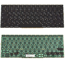 Клавіатура для ноутбука APPLE (MacBook Pro Retina: A1708 (2016-2017)) rus, black, підсвічування клавіш, BIG Enter