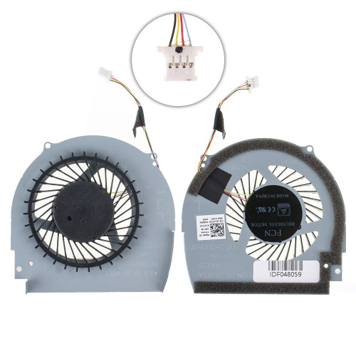 Оригинальный вентилятор для ноутбука DELL INSPIRON 15 7566, 15 7567, DC 5V 0.5A, 4pin (Left) (0147DX) (Кулер)