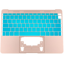Верхня кришка для ноутбука APPLE (A1534 (2016-2017)), rose gold, small enter