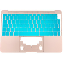 Верхняя крышка для ноутбука APPLE (A1534 (2016-2017)), rose gold, big enter
