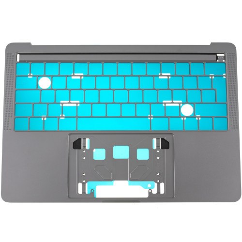 Верхняя крышка для ноутбука APPLE (A1706 (2016)), space gray, big enter