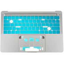 Верхня кришка для ноутбука APPLE (A1989 (2018)), silver, small enter