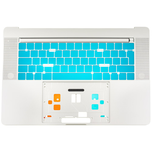 Верхняя крышка для ноутбука APPLE (A1990 (2018)), silver, big enter