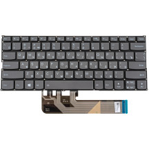 Клавіатура для ноутбука LENOVO (Yoga 530-14ARR, 530-14IK ) rus, black, без фрейма, підсвічування клавіш(оригінал)