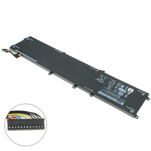 Оригинальная батарея для ноутбука DELL 6GTPY (XPS 15 9550 (ВЕРСИЯ 2), 9560, 9570) 11.4V 8333mAh 97Wh Black