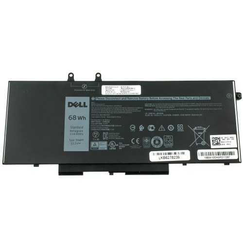 Оригинальная батарея для ноутбука DELL 3HWPP (Latitude 5401, 5410, 5411, 5501, 5510, 5511) 15.2V 4250mAh 68Wh Black