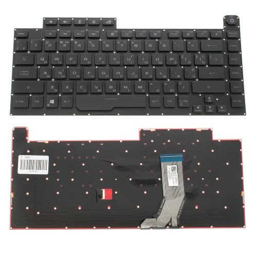 Клавиатура для ноутбука ASUS (G531 series) rus, black, без фрейма, подсветка клавиш (RGB Per-Key)