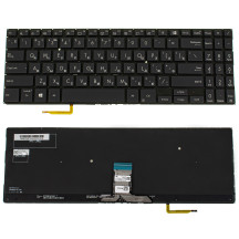 Клавиатура для ноутбука ASUS (P3540 series) rus, black, без фрейма, подсветка клавиш