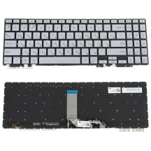 Клавиатура для ноутбука ASUS (UX562 series) rus, silver, без фрейма, подсветка клавиш