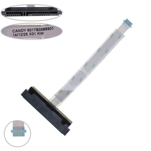 Шлейф HDD для ноутбука HP (Pavilion: 14-AF,14-A, 14-AC, 240 G4, TPN-I119, TPN-L119) (6017B0588901)