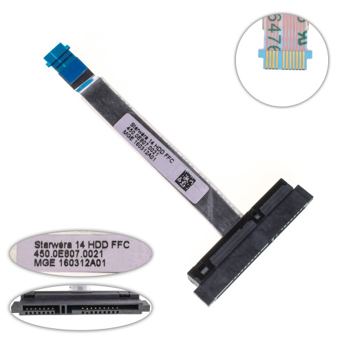Шлейф HDD для ноутбука HP (Pavilion X360: 14M-CD) (450.0E807.0021)