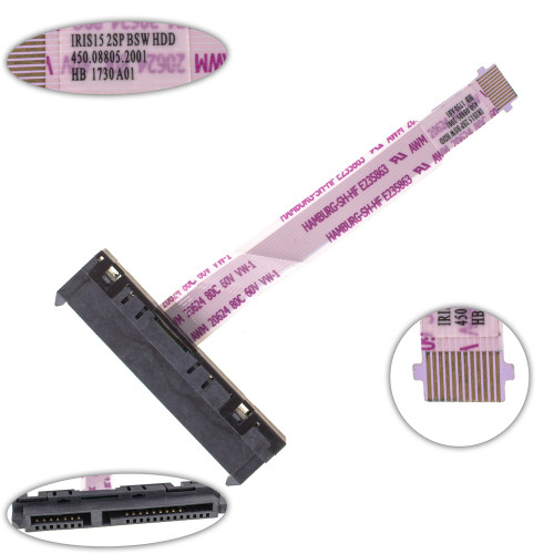 Шлейф жесткого диска SSD/HDD для ноутбука  Dell (Inspiron: 3552, 3551) (450.08805.2001)