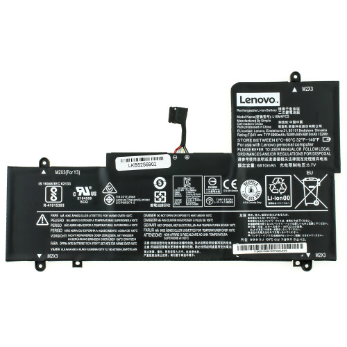 Оригинальная батарея для ноутбука LENOVO L15M4PC2 (Yoga: 710-14ISK, 710-15ISK, 710-15IKB) 7.64V 6960mAh 52Wh Black