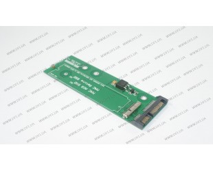 Переходник для ноутбуков Apple SSD на SATA (для подключения SSD Apple (MacBook Pro 2012, MacBook air 2012) с разъёмом SATA 7+17 pin (A1398, MC975, MC976, MD223, MD224, MD231, MD232)  к разъёму SATA)