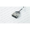 Разъем питания PJ224 (Lenovo G50-80, Z50-30, Square Pin), с кабелем