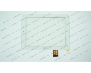 Тачскрин (сенсорное стекло) 300-L4315D-A00-V1.0, 8, внешний размер 196*148 мм, рабочий размер 162*122 мм, белый