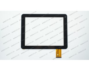 Тачскрин (сенсорное стекло) для Yuandao Window N90, PB97DR8073-04, 9,7, внешний размер 236*184 мм, рабочая часть 197*148мм, 54 рin, черный