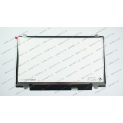 Матрица 14.0 LP140WF3-SPD1 (1920*1080, 30pin(eDP, 300cd/m2 (!!!),  IPS), LED, SLIM (вертикальные ушки), матовая, разъем справа внизу) для ноутбука