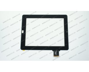 Тачскрин (сенсорное стекло) для Ritmix RMD-1030, 300-L3611A-A00-V1.0 (ВЕРСИЯ 2 КНОПКИ HOME), 9,7, внешний размер 240*188 мм, внутренний размер 197*148 мм, 50 pin, черный