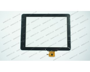 Тачскрин (сенсорное стекло) для C237180A1-GG FPC613DR, 9,7,  внешний размер 237*180 мм, внутренний размер 198*149 мм, 6 pin, черный