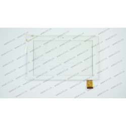 Тачскрин (сенсорное стекло) для FPC-TP070076(736)-00, 7, внешний размер 185*114 мм, рабочий размер 155*91 мм, 30 pin, белый